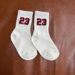Kids Socks - 23 Basketball Crew Socks - Korea - Image 2