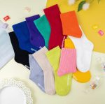 Kids socks - Plain Crew Cut Socks - Korea - Image 9