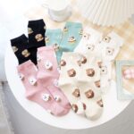 Korean Socks - Food Scattered Socks VV - Iconic Socks
