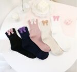 Korean Socks - Ribbon Icon Socks VV - Iconic Socks - Image 5