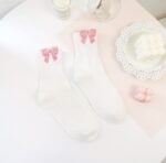 Korean Socks - Ribbon Icon Socks VV - Iconic Socks - Image 13