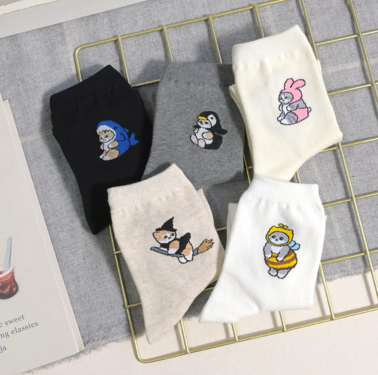 IMG_E6092 Korean Socks - Animal Penguin Witch Socks - Iconic Socks - Image 1