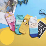 Korean Socks - Adventure Time Ankle Socks - Korea