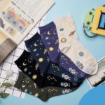 Korean Socks - Space Sun Socks - Iconic Socks