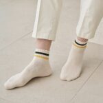 Korean Socks - Varsity Plain Semi-Ankle - Iconic Socks - Image 7