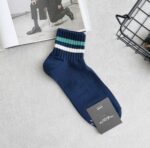 Korean Socks - Varsity Plain Semi-Ankle - Iconic Socks - Image 10