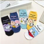 Korean Socks - Snoopy Colored Story Ankle Socks - Iconic Socks