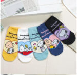 Korean Socks - Snoopy Colored Story Ankle Socks - Iconic Socks - Image 6