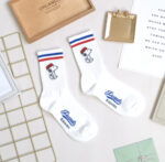 Korean Socks - Snoopy Full Body Mid Varsity- Iconic Socks - Image 8
