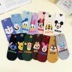 Korean Socks - Disney Ankle Word New Socks - Korea