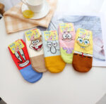 Korean Socks - Spongebob Ankle Face Socks - Iconic Socks - Image 11