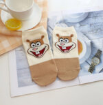 Korean Socks - Spongebob Ankle Face Socks - Iconic Socks - Image 5