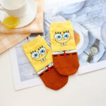 Korean Socks - Spongebob Ankle Face Socks - Iconic Socks - Image 2