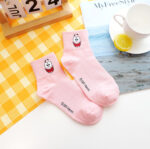 Korean Socks - Spongebob Semi-Mid Socks - Iconic Socks - Image 3