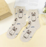 Korean Socks - Animal Cat Scattered Socks - Iconic Socks - Image 3