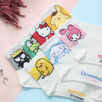 Korean Socks - Sanrio Mid Box Socks - Korea