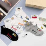 Korean Socks - Snoopy Mini Icon Ankle Socks - Iconic Socks