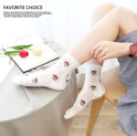 Korean Socks - Flower Leaf Scattered Socks - Iconic Socks - Image 7