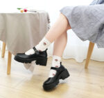 Korean Socks - Flower Leaf Scattered Socks - Iconic Socks - Image 6