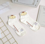 Korean Socks - Sanrio Semi Mid Colored Socks - Korea - Image 4