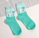 Korean Socks - Sanrio Semi Mid Colored Box Socks - Korea - Image 6