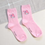 Korean Socks - Sanrio Mid Icon Colored Socks - Korea - Image 8