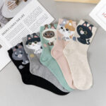 Korean Socks - Cat Animal Icon Socks - Iconic Socks