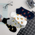 Korean Socks - Fruit Avocado Ankle Scattered Socks - Iconic Socks - Image 2