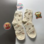Korean Socks - Ribbon Scattered Socks - Iconic Socks - Image 3