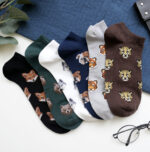 Korean Socks - Animal Tiger Bear Ankle Scattered Socks - Iconic Socks - Image 3