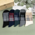 Korean Socks - Burberry Checkered Socks - Iconic Socks - Image 8