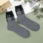 Korean Socks - Burberry Checkered Socks - Iconic Socks - Image 6
