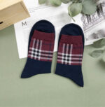 Korean Socks - Burberry Checkered Socks - Iconic Socks - Image 5
