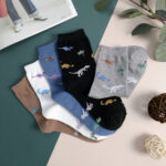 Korean Socks - Animal Dinosaur Scattered Socks - Iconic Socks - Image 3